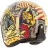 Casque Helston Von Dutch Big Cat Jaune Brillant