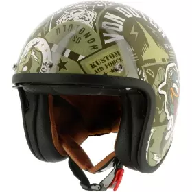 Casque Helston Von Dutch Wild Cat Vert