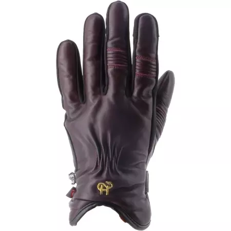 Gants Femme Helstons Fidji Evo Bordeaux Noir