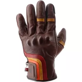 Gants Helstons Spoon Marron Orange Jaune