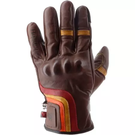 Gants Helstons Spoon Marron Orange Jaune