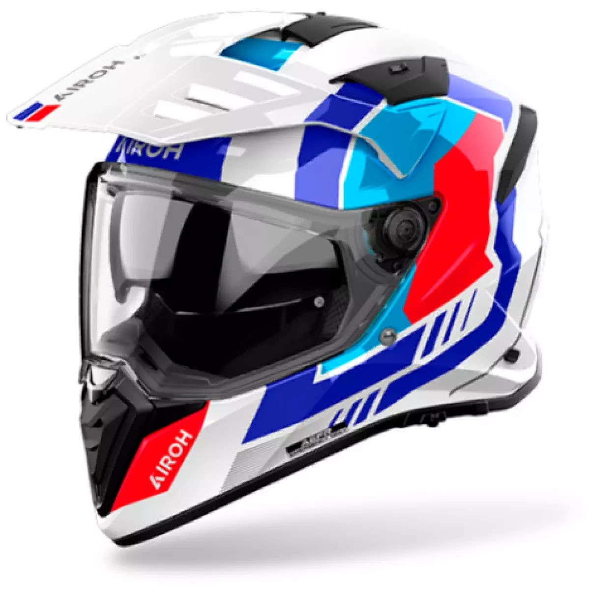 Casque Airoh Bandit Horn Blanc Brillant