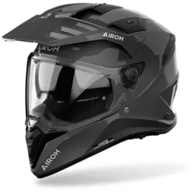 Casque Airoh Bandit Color Gris Brillant