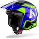 Casque Airoh Trr 2 Jupiter Bleu Jaune Brillant