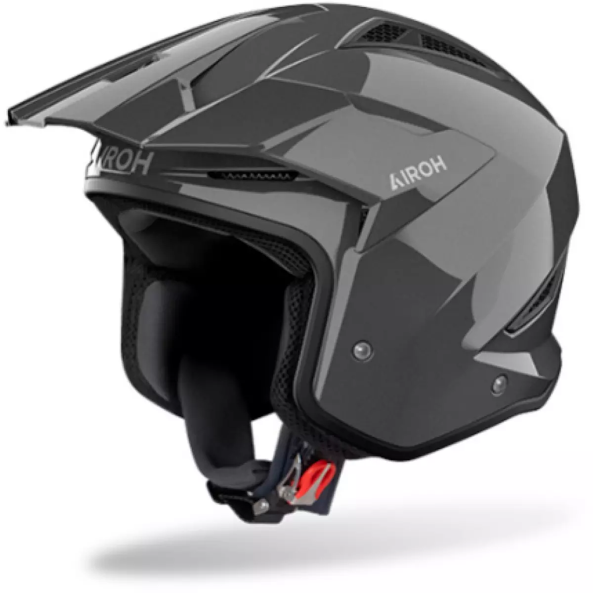 Casque Airoh Trr 2 Color Gris Brillant