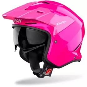 Casque Airoh Kombakt Color Rose Brillant