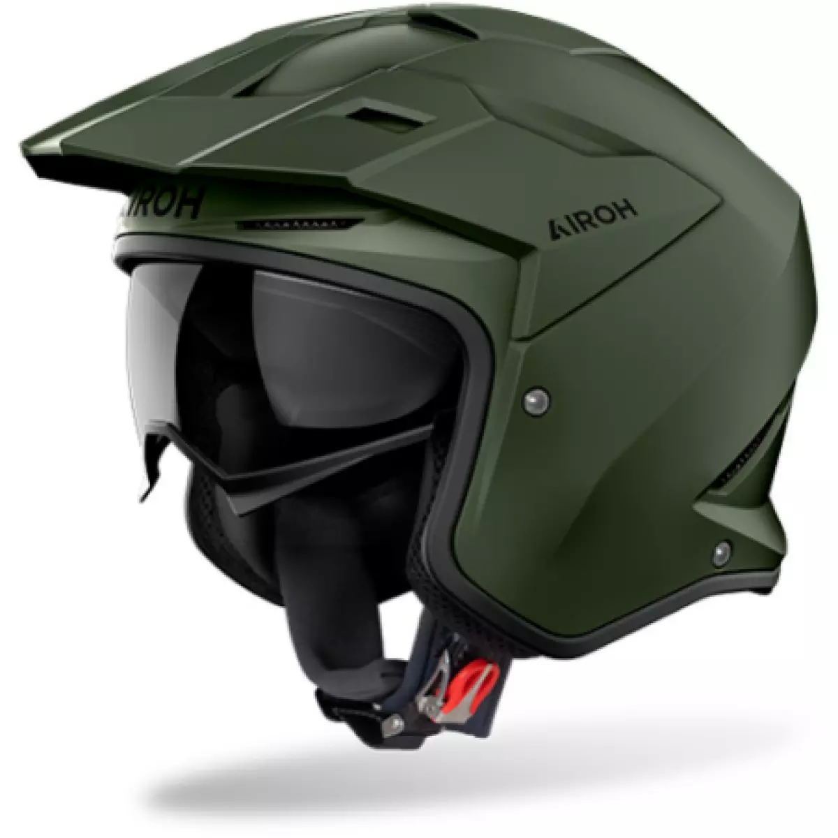 Casque Airoh Kombakt Color Vert Militaire Mat