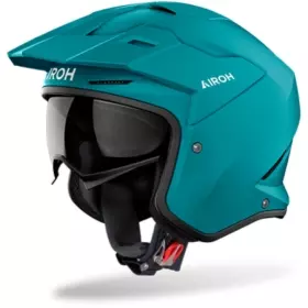 Casque Airoh Kombakt Color Petrol Vert Mat