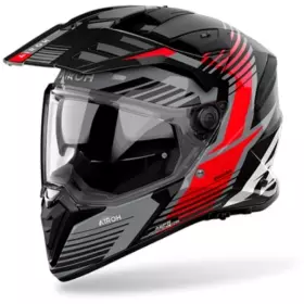 Casque Airoh Bandit Spicy Rouge Brillant