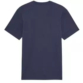 Tee-Shirt Fox Typeface Bleu Marine