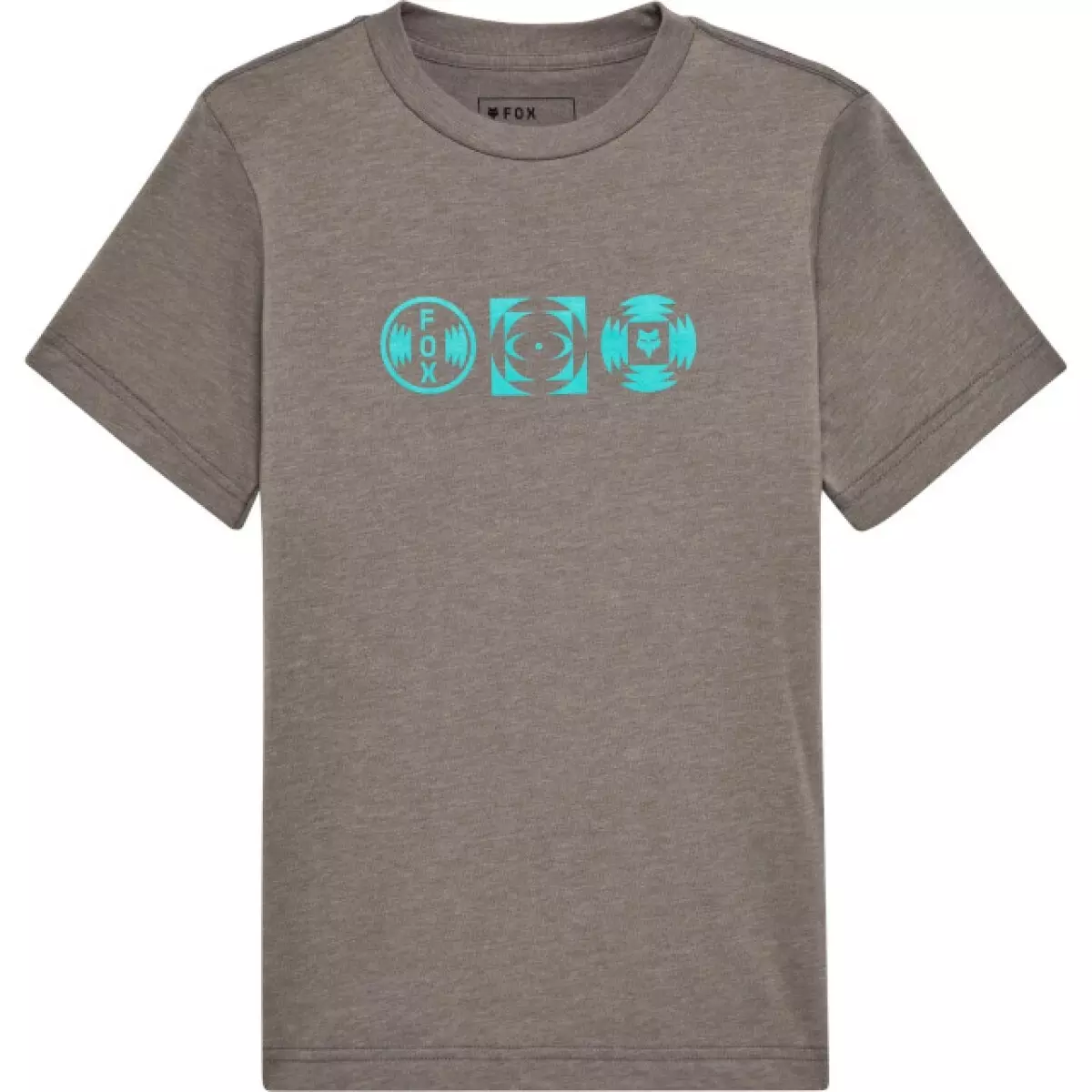 Tee-Shirt Enfant Fox Vision Gris Turquoise
