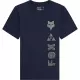 Tee-Shirt Enfant Fox Glyph Bleu Marine