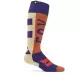 Chaussettes Femme Cross Fox 180 Collect Crème Orange Bleu Foncé.