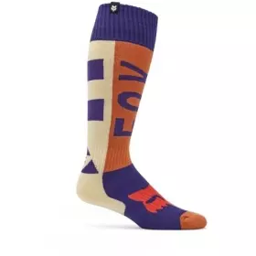 Chaussettes Femme Cross Fox 180 Collect Crème Orange Bleu Foncé.