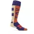 Chaussettes Femme Cross Fox 180 Collect Crème Orange Bleu Foncé.