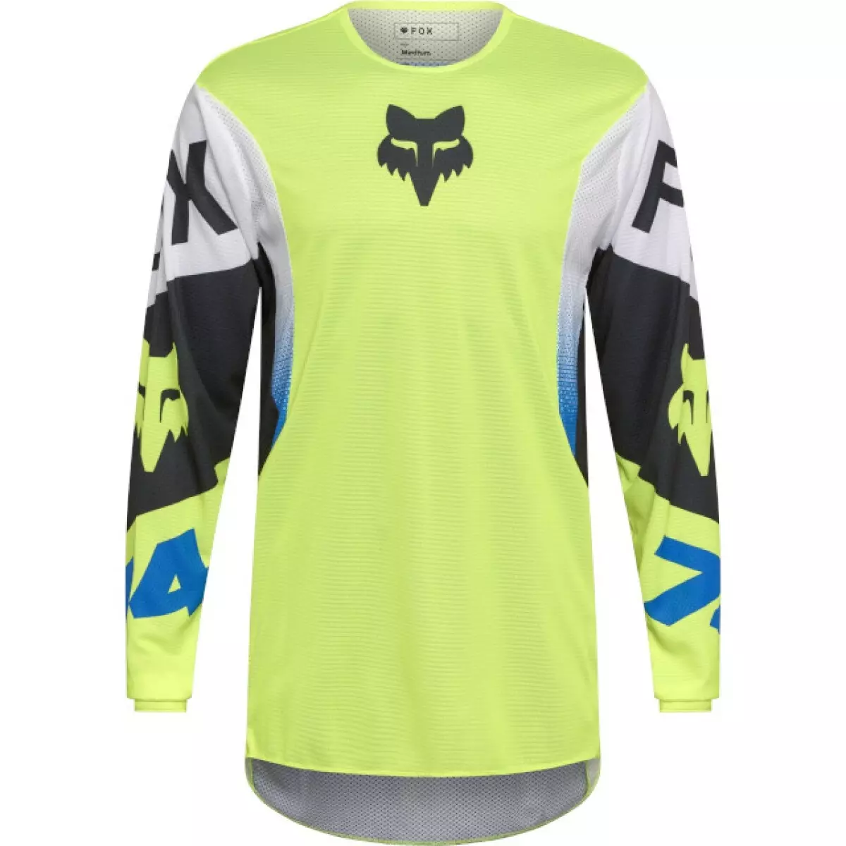 Maillot Cross Fox 360 Tine Jaune Fluo Noir