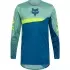 Maillot Cross Fox Flexair Fracture Vert Bleu Jaune Fluo