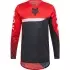 Maillot Cross Fox Flexair Fracture Rouge Noir