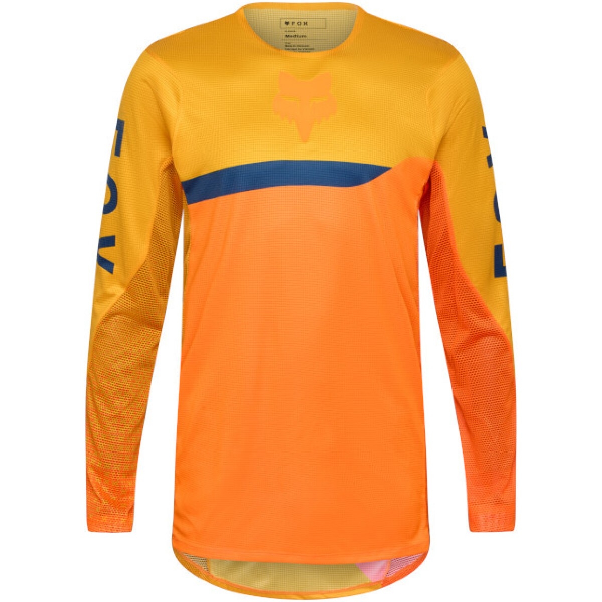 Maillot Cross Fox Flexair Fracture Orange Bleu