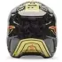 Casque Cross Fox V3 Rs Inning Noir Jaune Orange