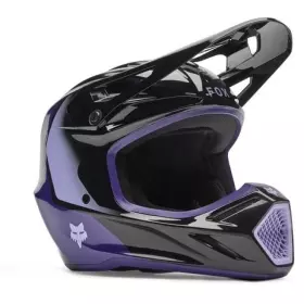 Casque Cross Enfant Fox V3 Spire Noir Violet