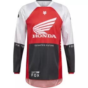 Maillot Cross Fox 180 Honda Rouge Noir Blanc