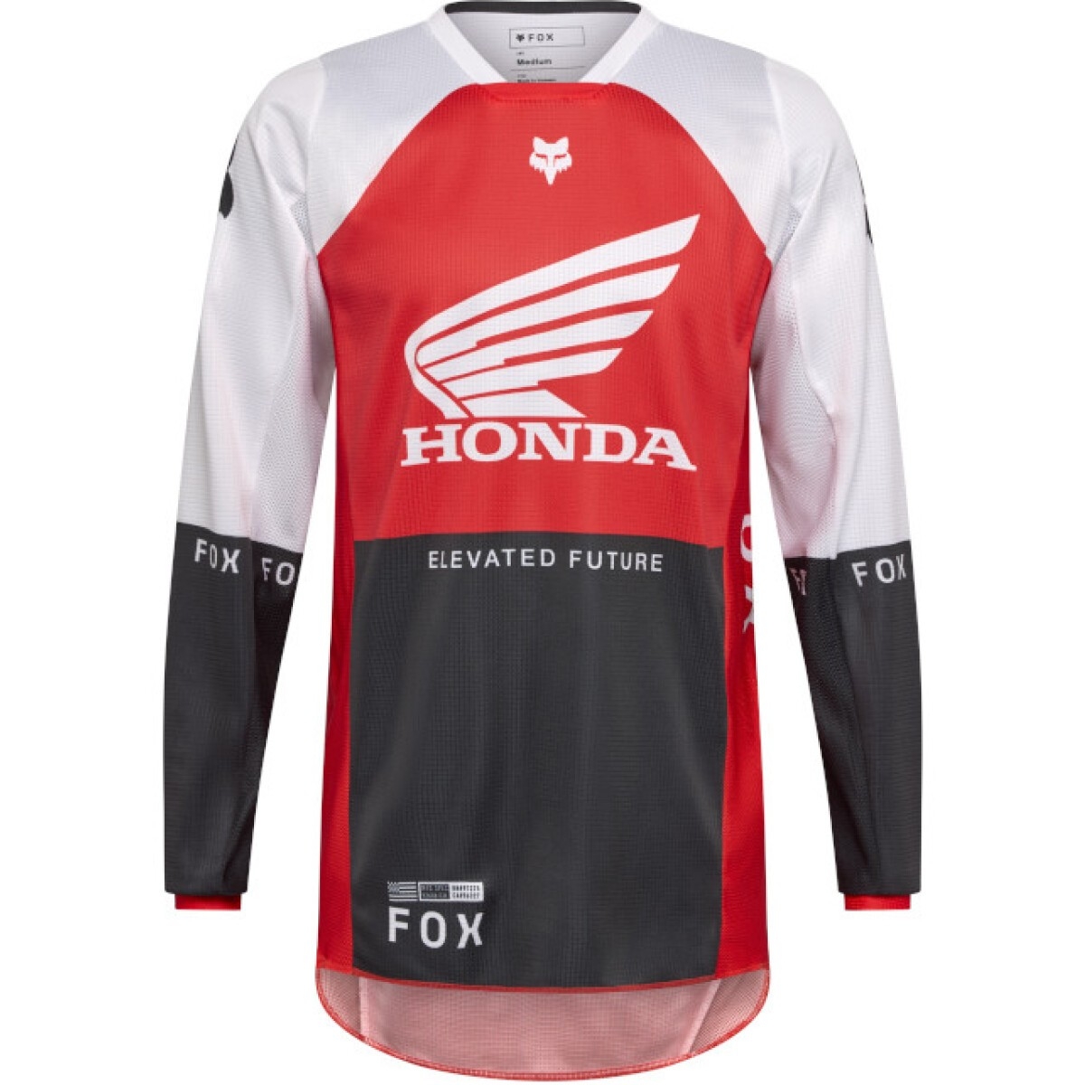 Maillot Cross Fox 180 Honda Rouge Noir Blanc