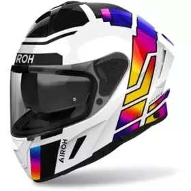 Casque Airoh Spark 2 Lively Blanc Noir Violet