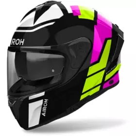 Casque Airoh Spark 2 Lively Noir Rose Vert