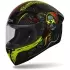 Casque Airoh Connor Double Face Noir Jaune Rouge