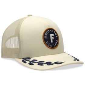 Casquette Femme Fox Circa 74 Mesh Trucker Blanc Bleu Marine