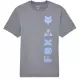 T-Shirt Fox Glyph Tech Gris Clair