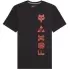 T-Shirt Fox Glyph Tech Noir Rouge
