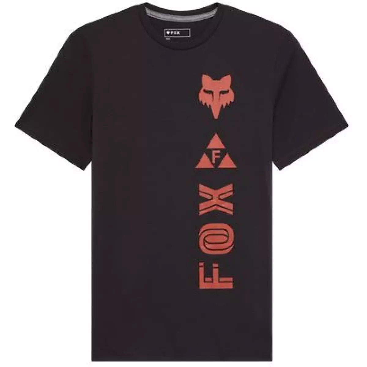 T-Shirt Fox Glyph Tech Noir Rouge