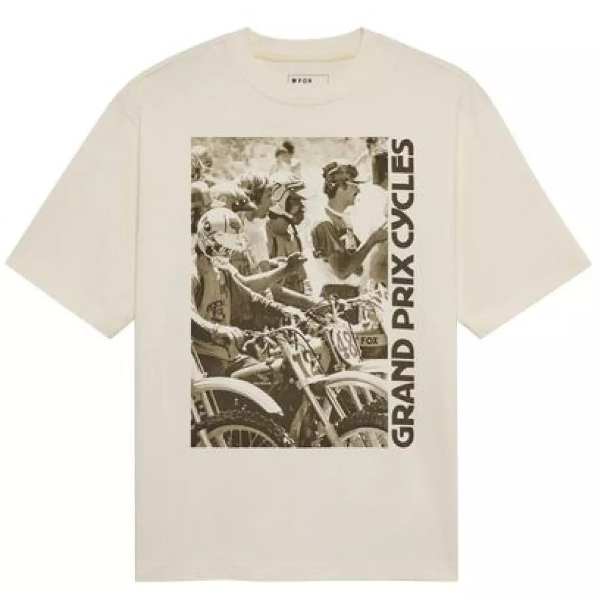 T-Shirt Fox Circa 74 Oversized Blanc