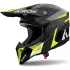 Casque Cross Airoh Wraaap Conquer Jaune Noir Gris Mat
