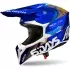 Casque Cross Airoh Wraaap 6Days ® Italy 2025 Bleu