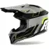 Casque Cross Airoh Aviator 3 Leader Noir Gris Jaune