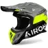 Casque Cross Airoh Aviator Ace 2 Fury Noir Gris Jaune