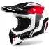 Casque Cross Airoh Aviator Ace 2 Shield Rouge Noir Blanc