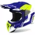 Casque Cross Airoh Aviator Ace 2 Shield Bleu Jaune Blanc