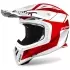 Casque Cross Airoh Aviator Ace 2 Iron Rouge Blanc