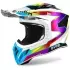 Casque Cross Airoh Aviator Ace 2 Sunrise Blanc Bleu Violet