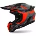 Casque Cross Airoh Twist 3 Dynasty Orange Gris Noir Mat
