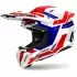 Casque Cross Airoh Twist 3 Dynasty Rouge Bleu Blanc