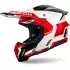 Casque Cross Airoh Twist 3 Fancy Rouge Blanc Noir