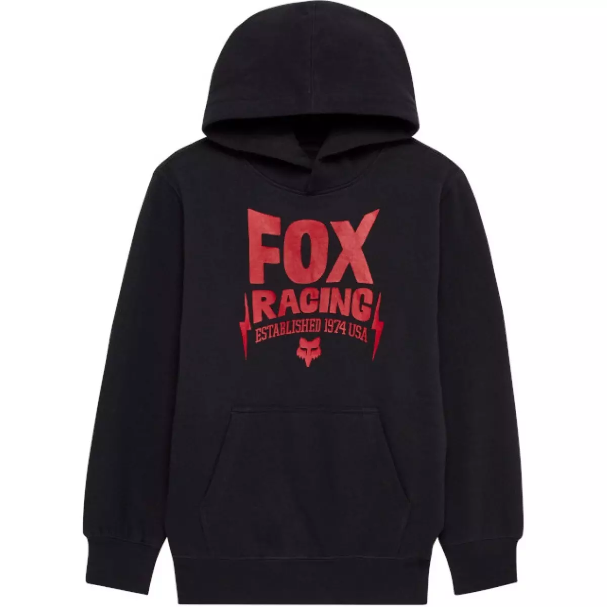 Sweat Enfant Fox Bolt Noir Rouge