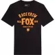 T-Shirt Enfant Fox Slogan SS Noir