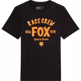 T-Shirt Enfant Fox Slogan SS Noir