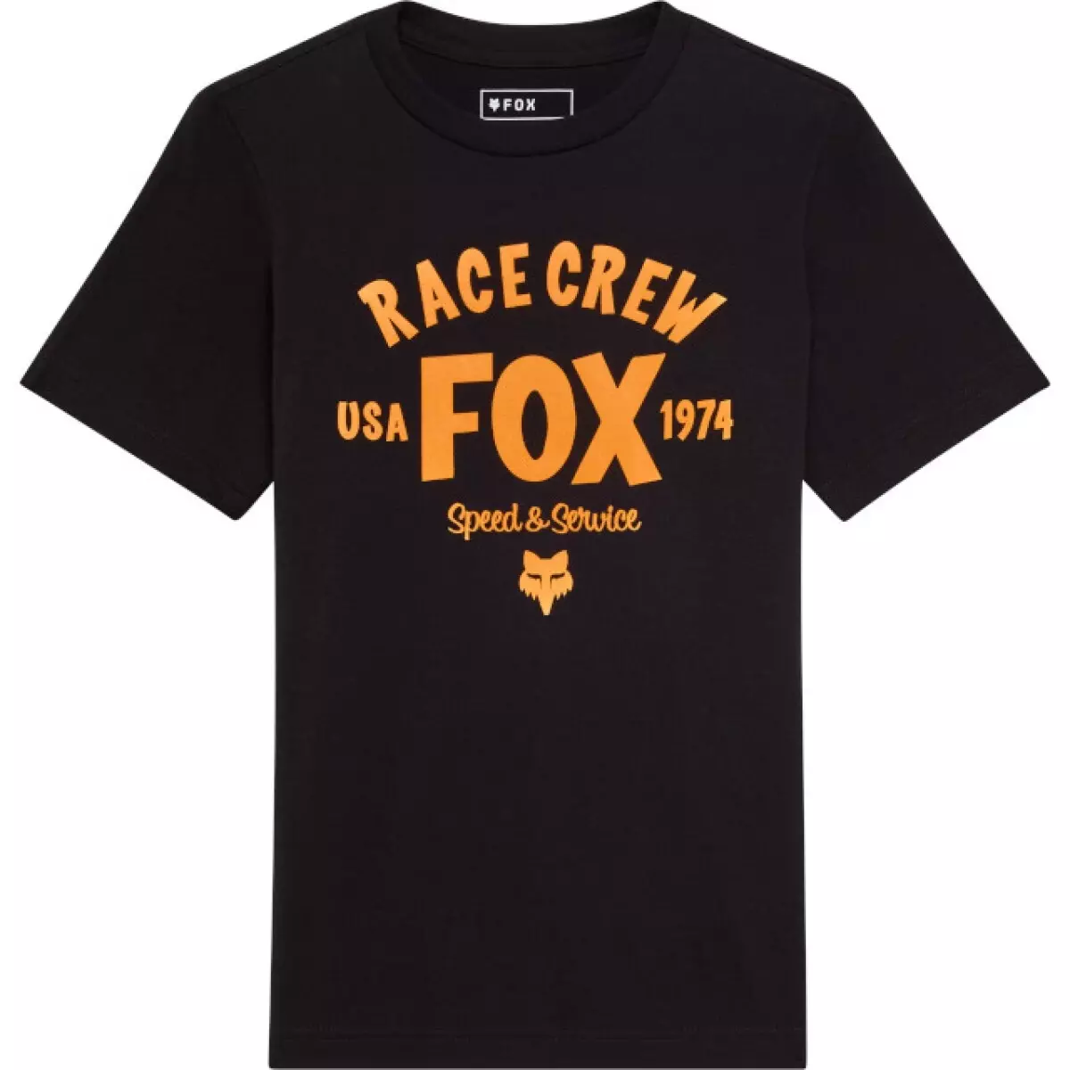 T-Shirt Enfant Fox Slogan SS Noir